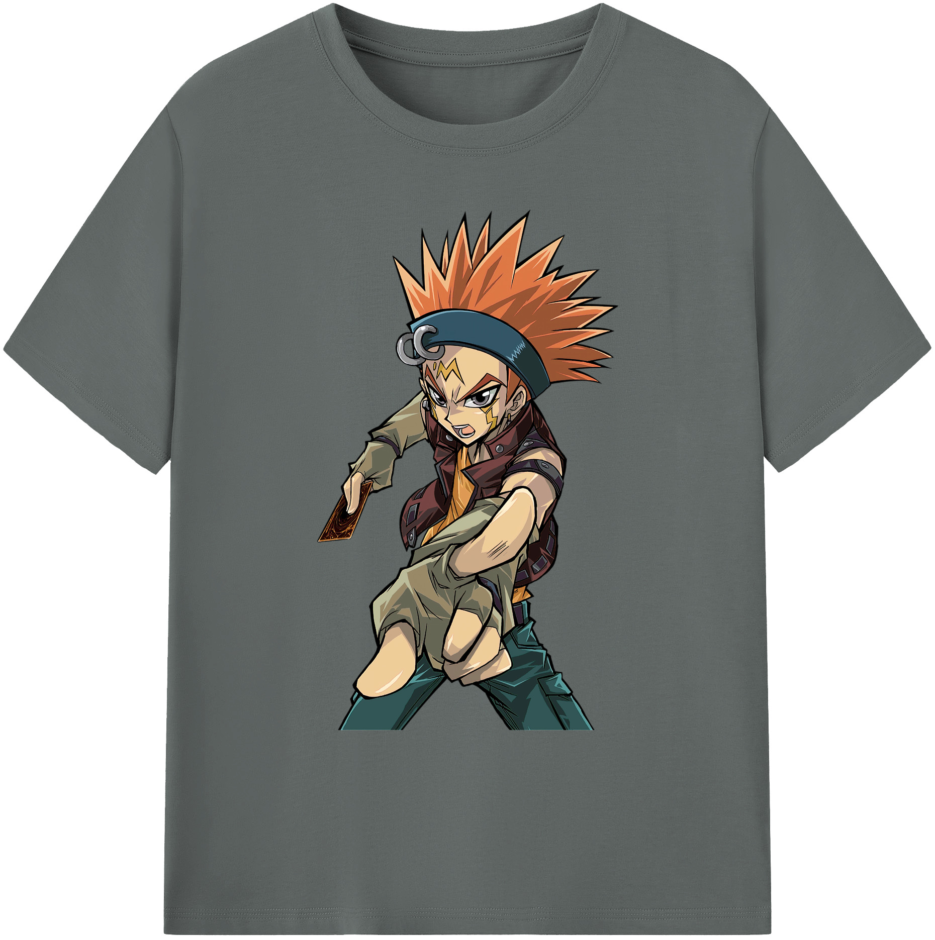遊☆戯☆王 Yu-Gi-Oh! 綿100％ メンズ半袖Tシャツ｜肌触りやわらか＆通気性